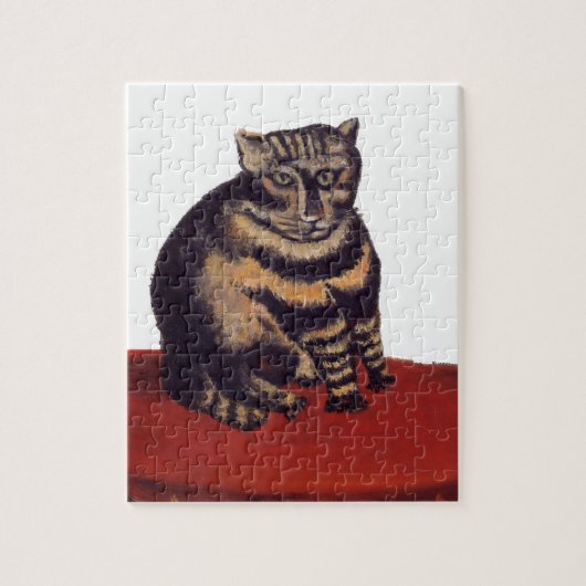 Tabby Cat van Henri Rousseau Legpuzzel (Verticaal)
