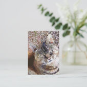 TABBY CAT VISITEKAARTJE (Staand voorkant)