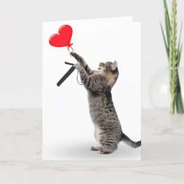 Tabby Cat voor 7e verjaardag Kaart