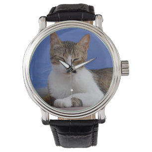 Tabby Cat Watch Horloge