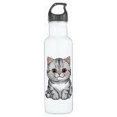 Tabby Cat  Waterfles (Voorkant)