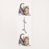Tabby Cat Yoga Mat (Achterkant)