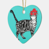 Tabby Cats Merry Kerstmis je koude kat decoratie (Links)