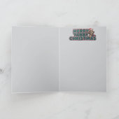 Tabby Christmas Stocking Feestdagen Kaart (Binnen)