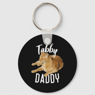 Tabby Daddy Organe Cat Lovers Sleutelhanger