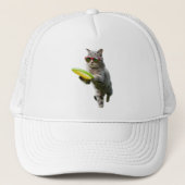 Tabby Disc Golfer Baseball Hat Trucker Pet (Voorkant)
