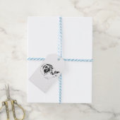 Tabby Gift Label, vrolijke afwerking Cadeaulabel (Met Touw)