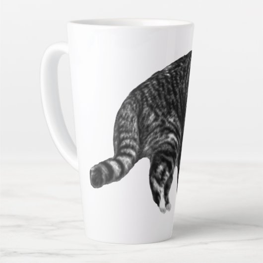 Tabby Glow by Winter Window Latte Mok (Linkerhoek)