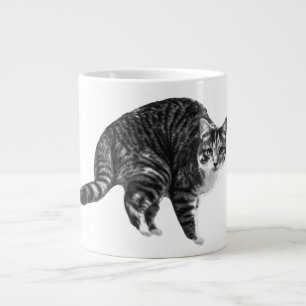 Tabby Glow door Winter Window Grote Koffiekop