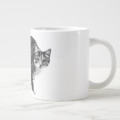 Tabby Glow door Winter Window Grote Koffiekop (Rechts)