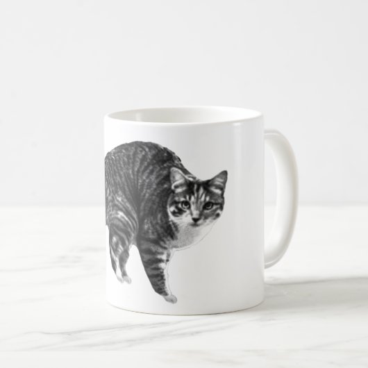 Tabby Glow door Winter Window Koffiemok (Voorkant rechts)