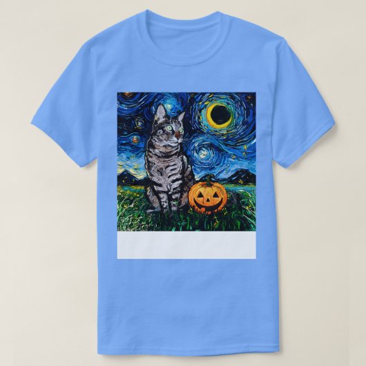Tabby Halloween Katten T-shirt (Design voorkant)