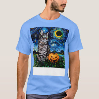 Tabby Halloween Katten T-shirt