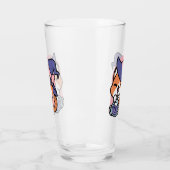 Tabby Heksenbrouwsel – Cute Halloween Kattendesign Glas (Links)
