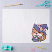 Tabby Heksenbrouwsel – Cute Halloween Kattendesign Tissuepapier (Craft)