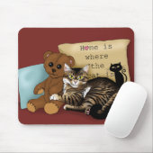 Tabby Home Bourgogne Kat Muismat (Met muis)