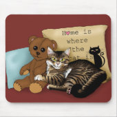 Tabby Home Bourgogne Kat Muismat (Voorkant)