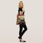 Tabby Home Bourgogne Kat Tote Bag (Op model)