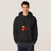 Tabby houdt van sneeuw hoodie (Voorkant volledig)