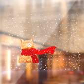 Tabby houdt van sneeuw raamsticker (Vel 2)