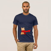 Tabby houdt van sneeuw t-shirt (Voorkant volledig)