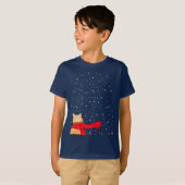 Tabby houdt van sneeuw t-shirt (Voorkant volledig)
