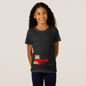 Tabby houdt van sneeuw t-shirt (Voorkant volledig)