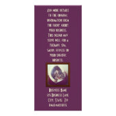 Tabby Kat in Hut Photo Animal Pet Care Service Reclamekaart (Achterkant)