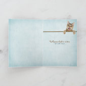 tabby kat in spiegel komt snel goed kaart (Binnen)