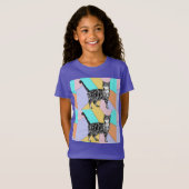 Tabby Kat katten schattige gestreepte huisdieren T T-shirt (Voorkant volledig)
