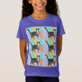 Tabby Kat katten schattige gestreepte huisdieren T T-shirt (Voorkant)