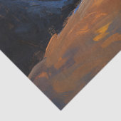 Tabby kat staren naar spiraalvormige sterrenhemel tissuepapier (Detail)