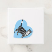 Tabby Kat Stickers Blauwe katten Stickers Set Bedankjes Labels (In situ)