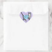 Tabby Kat Stickers Paars Mooie katten Sticker Set (Tas)