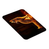 Tabby kat warme verlichting dier gloeiende aura magneet (Rechterzijde)