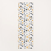 Tabby katten doen yoga mat (Voorkant)