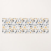 Tabby katten doen yoga mat (Voorkant (horizontaal))
