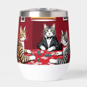 Tabby katten spelen poker (Voorkant)