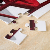 Tabby katten spelen poker legpuzzel (Zijkant)