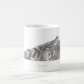 Tabby kattenkunst, kattenmok, mok voor kattenliefh (Center)