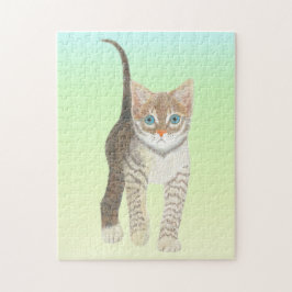 Tabby Kitten 11x14 Puzzle Legpuzzel