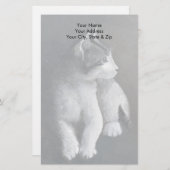 Tabby Kitten Briefpapier (Voorkant / Achterkant)