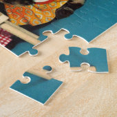 tabby kitten chef. en tabby kitten assistent legpuzzel (Zijkant)