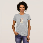 Tabby Kitten Grey Women's T-shirt (Voorkant volledig)