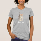 Tabby Kitten Grey Women's T-shirt (Voorkant)