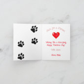 Tabby Kitten & Hearts Miauw-velous Valentijn Kaart (Binnen)