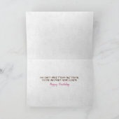 Tabby kitten in gras verjaardag humor kaart (Binnen)