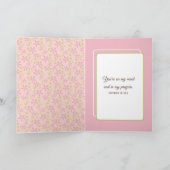 Tabby kitten in wilde bloemen kaart (Binnen)