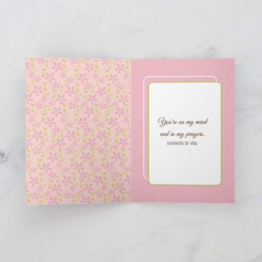 Tabby kitten in wilde bloemen kaart (Binnen)