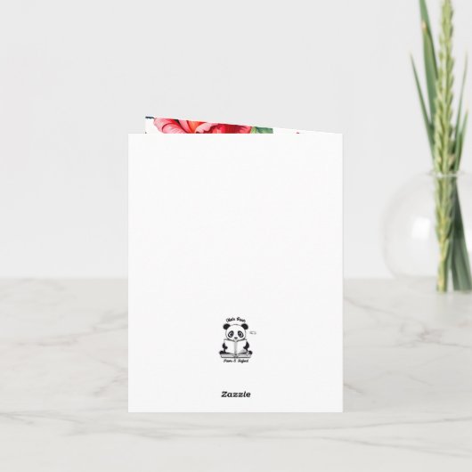 Tabby Kitten Miauw-velous Valentijn Kaart (Achterkant)